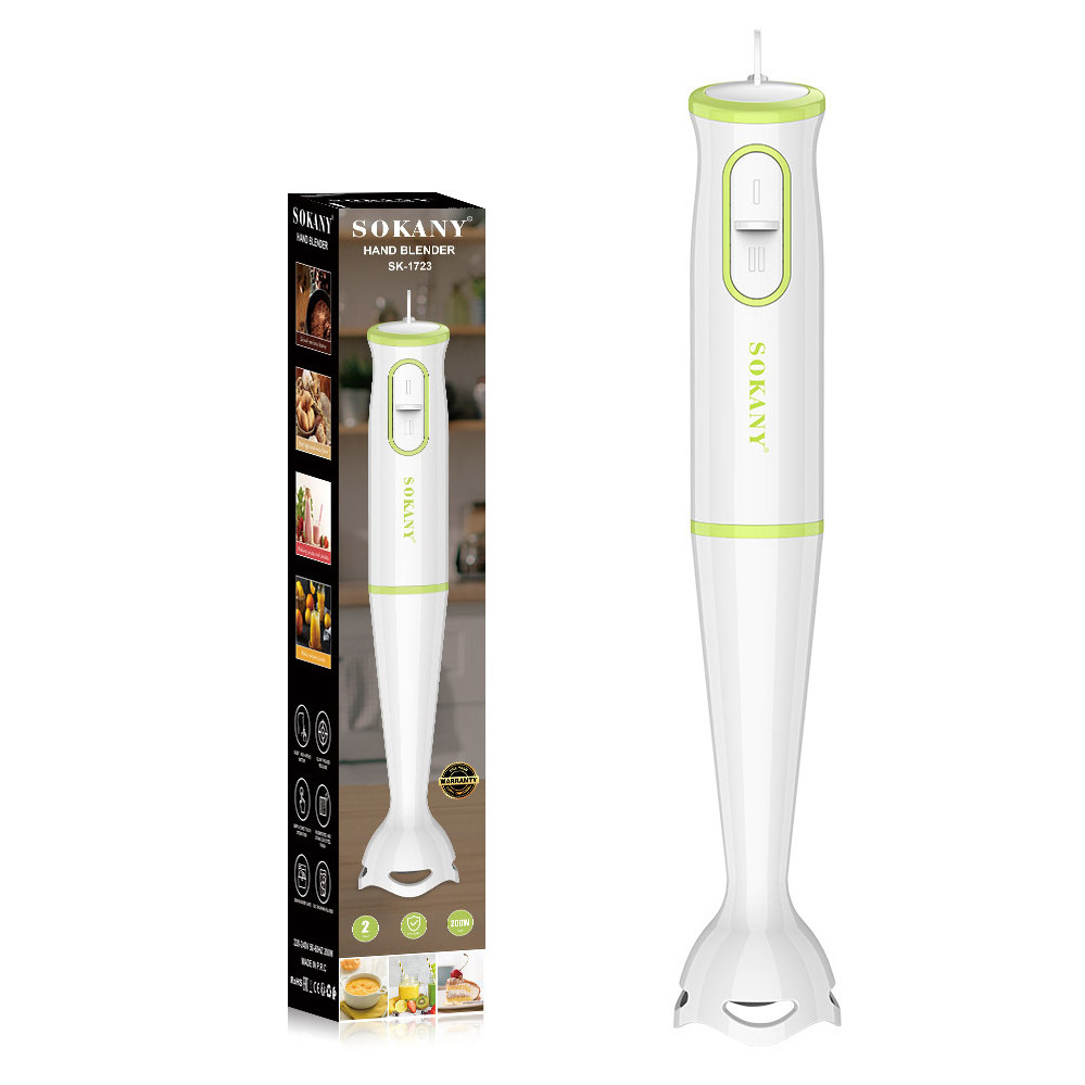 Hand Blender New Design Various Speeds Multi-function Stainless Steel Handheld Portable Blender Immersion Food Chopper