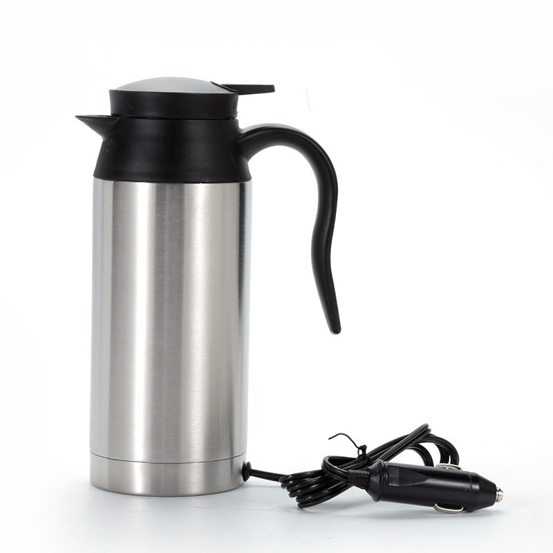 12V 24V Truck Use Car Water Kettle With 750 CC Capacity car electric kettle boil water for car