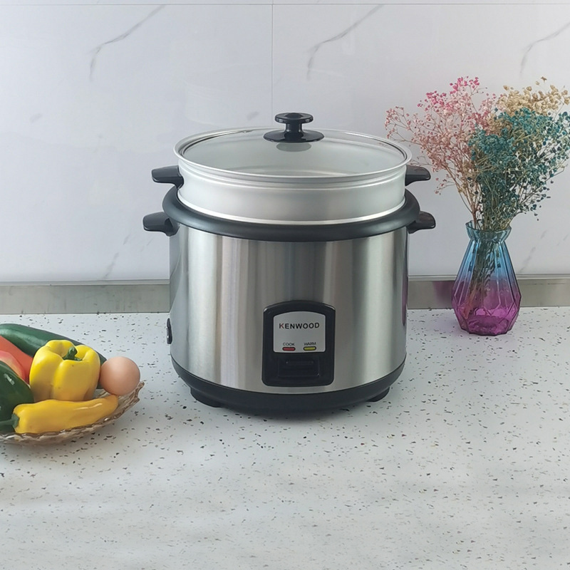 Hot Selling 1.8L 2.2L 2.8L Personal Mini Rice Cooker Stainless Steel Drum Electric Rice Cooker With Non Stick Coating Inner Pot