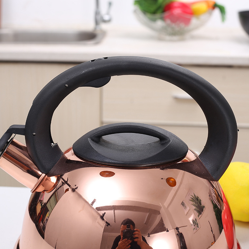 New fashion hot sale stainless steel Tea Kettle Water Kettle Classical Product whistling tea kettle for induction cooker