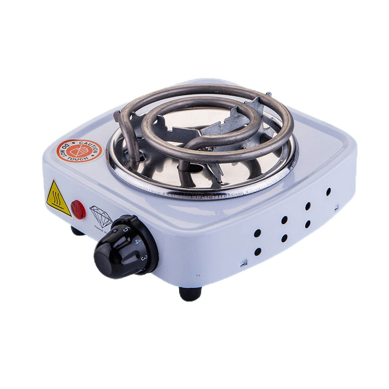 Electric 500W Charcoal Heater Stove Mini Stove Hot Plate Home Heater with Indicator Light and Non-Slip Rubber feet mini stove