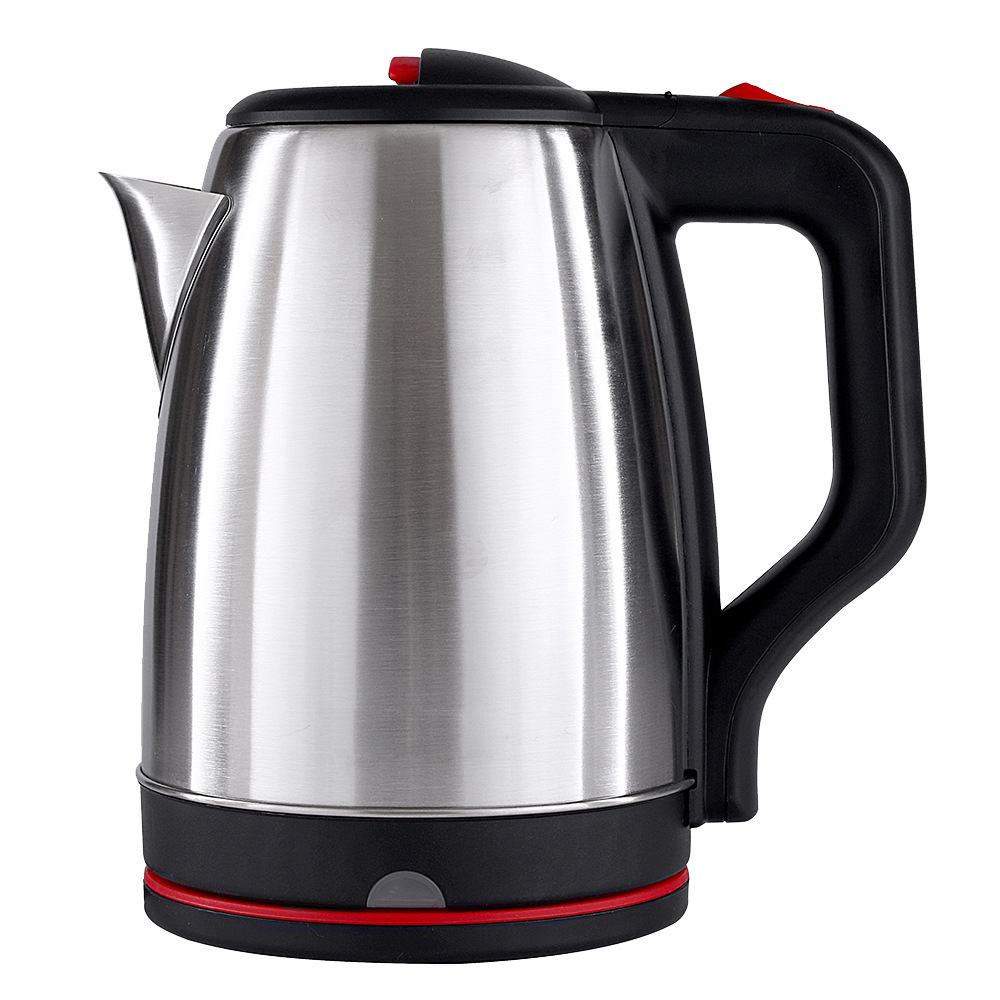 Hot Selling 2000w 2L Large Capacity Stainless Steel Electric Kettle Black Electric Travel Kettle