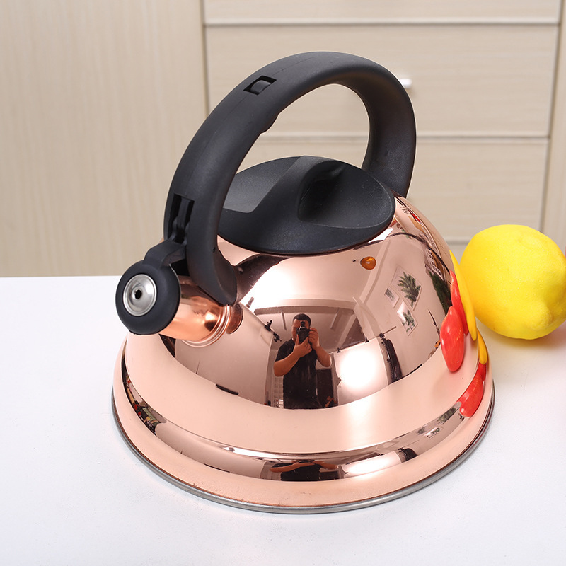 New fashion hot sale stainless steel Tea Kettle Water Kettle Classical Product whistling tea kettle for induction cooker