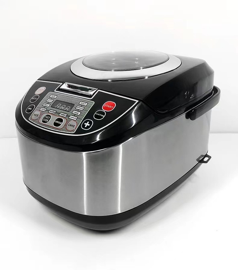 Visible 5L Advanced Multifunctional Silver crest Smart Automatic Multi Non-Stick Stainless Steel Digital Electric Rice Cooker