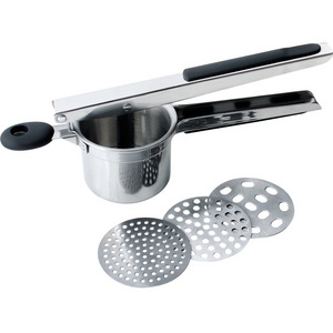 Potato Ricer Best Sale Vegetable Ricer and Potato Masher, Stainless Steel with Black Handles Fruit & Vegetable Tools