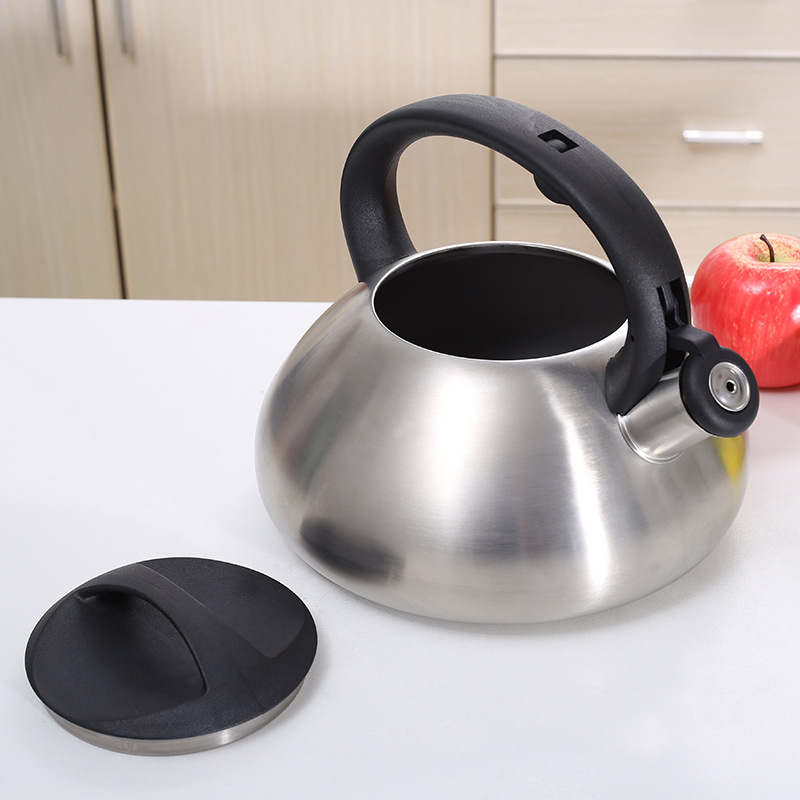 3.0 Quart Stainless Steel Whistling Tea Kettle Stove Top Teapot with Stay Cool Handle for Stove Top and Induction Cooker