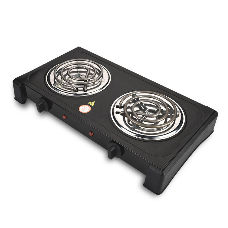 High quality double 2 burner electric stove energy saving two plate electric cooking stove heater for kitchen cooking