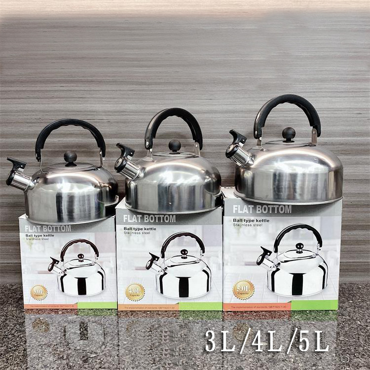 Whistling Kettle Water Kettles Electric Vacuum Tea Set Stovetop Stove Top Teapot Thermo Travel Portable Whistling Kettle