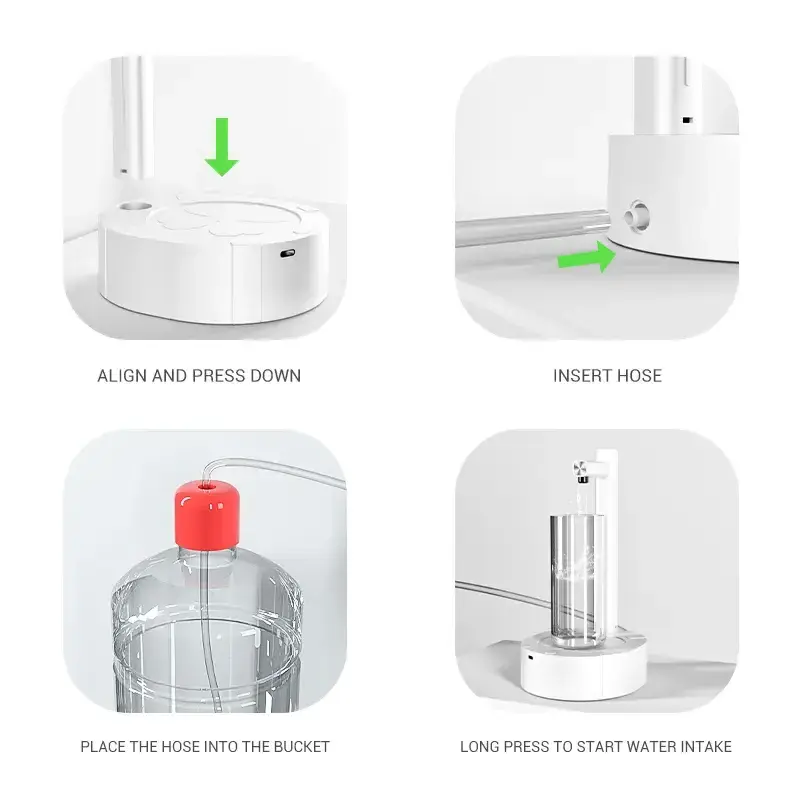 2023 Top Selling New Arrival Rechargeable Portable Drinking Electric Mini Automatic Water Dispenser Pump