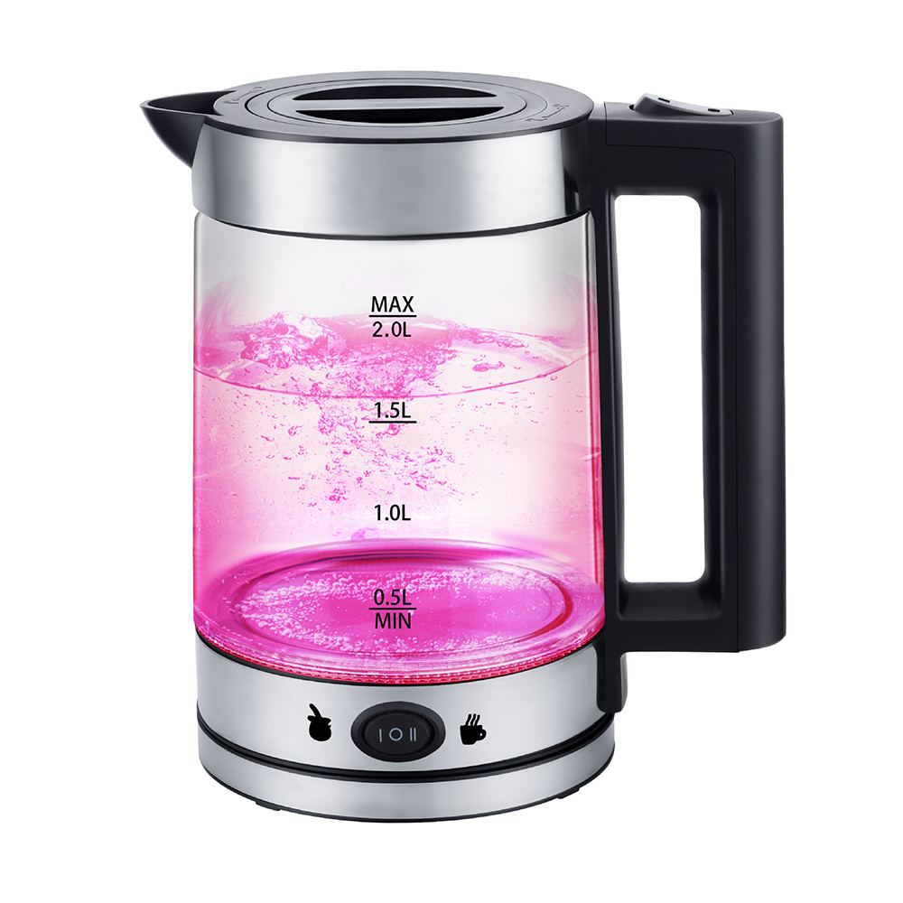 Electric Glass Tea kettle 1.8L Water Jug Fast Boil Water electric Glass Electric hervidor electrico