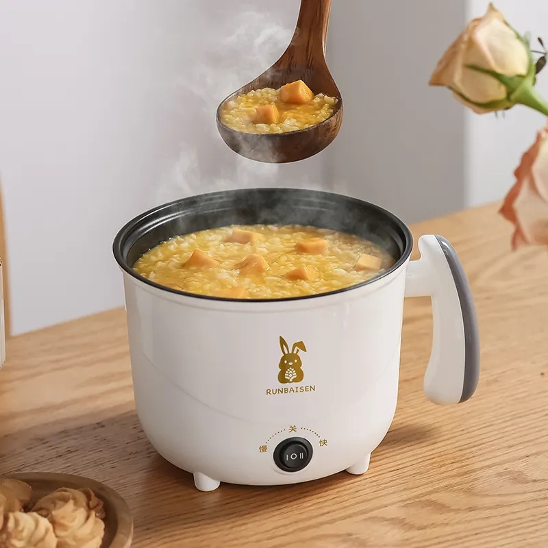 Electric hot pot electric soup pan food cooker Non-Stick Coating food portable household kitchen multi function rice cooker