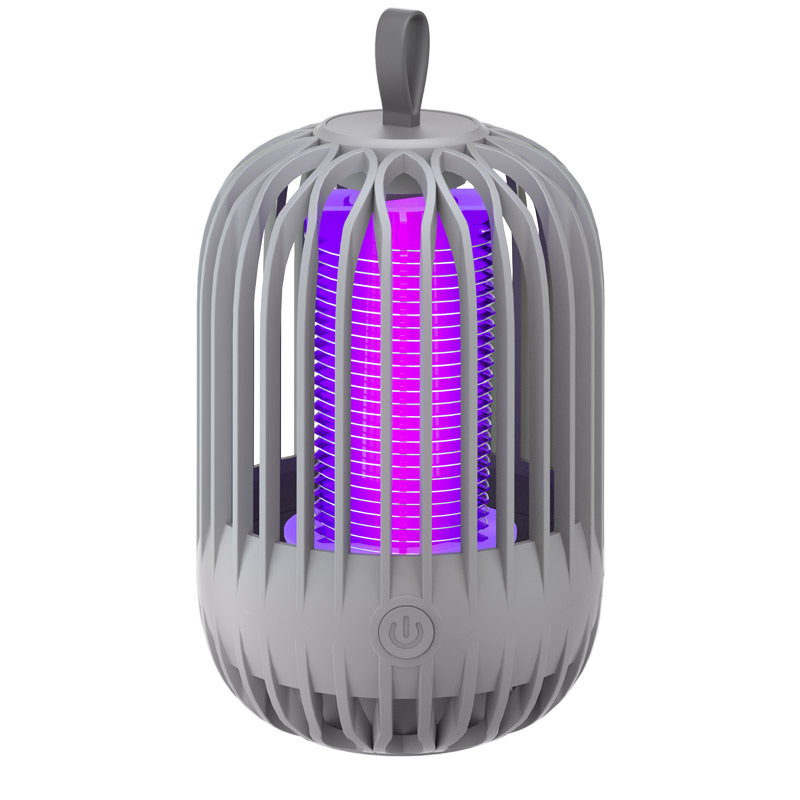 Birdcage Electric Shock Mosquito Killer Lamp Portable Hanging Insect Repellent Mosquito Repellent with Night Light