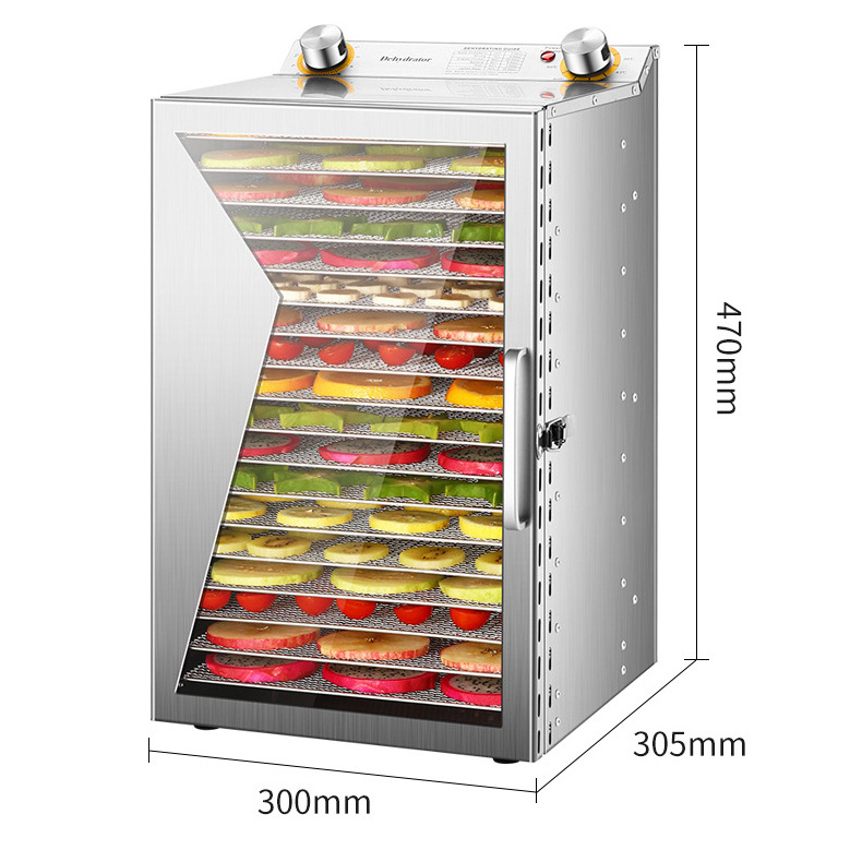 High Quality Industrial Dehydrating Machines Adjustable Temperature Vegetable Fruit Dehydrator