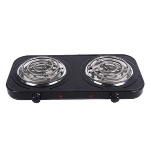 high quality double 2 burner electric stove energy saving two plate electric cooking stove heater for kitchen cooking