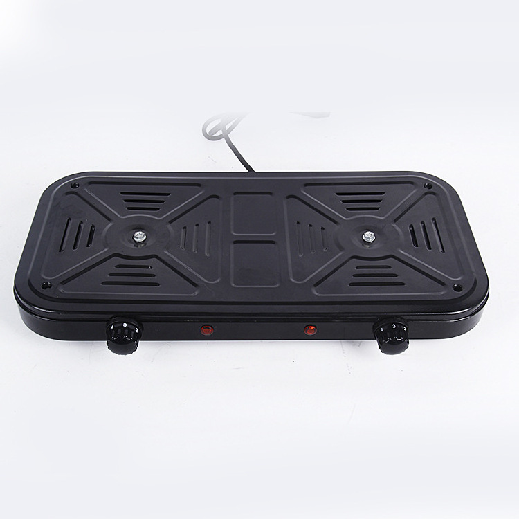 high quality double 2 burner electric stove energy saving two plate electric cooking stove heater for kitchen cooking