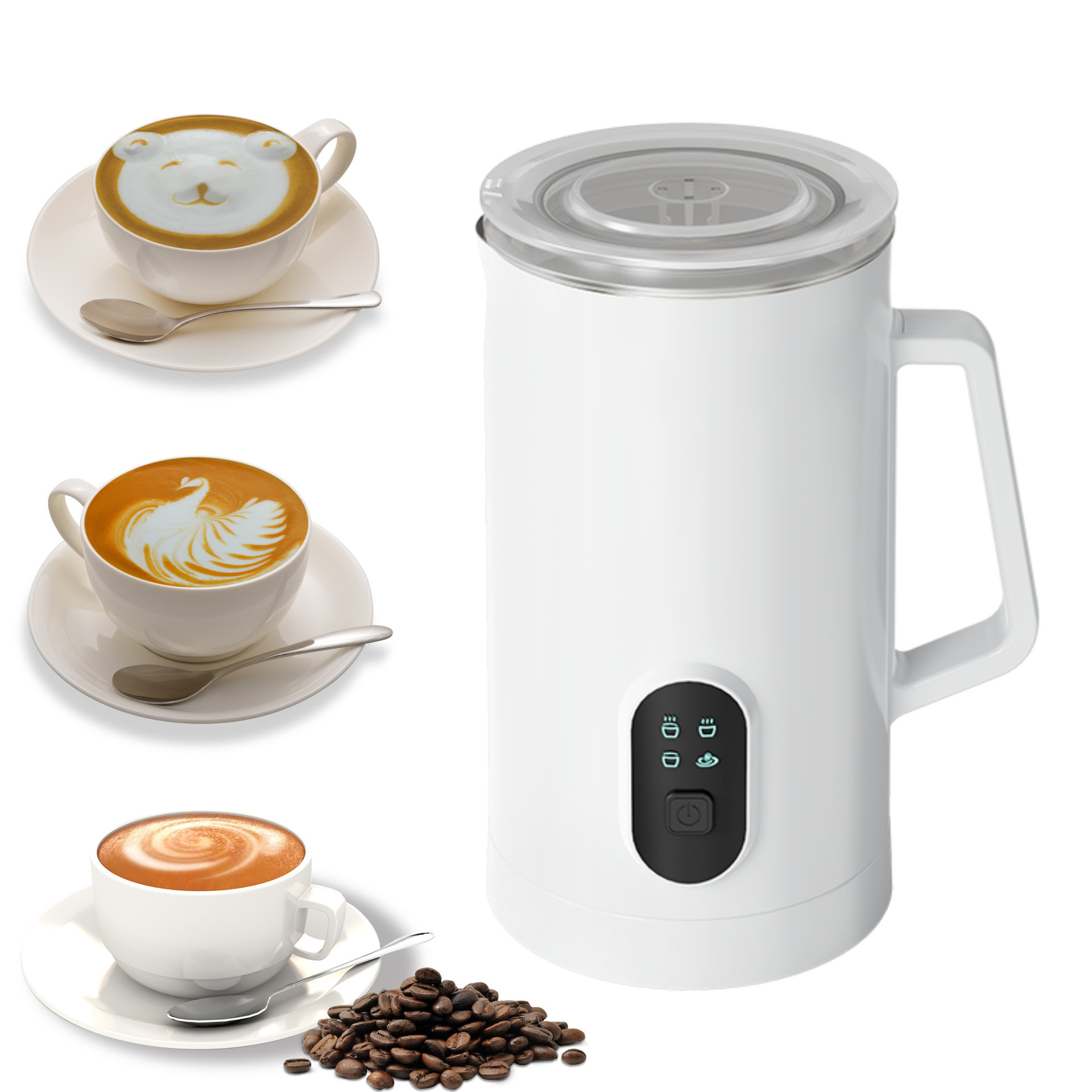 Multifunctional Large Capacity Household Milk Heater Automatic Coffee Maker Electric Milk Frother