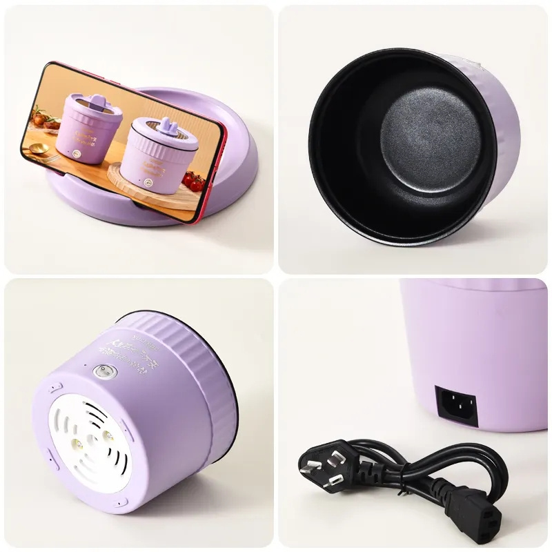 Multi functional fast food mini cooking pot dormitory student pot small household instant noodle electric hot pot