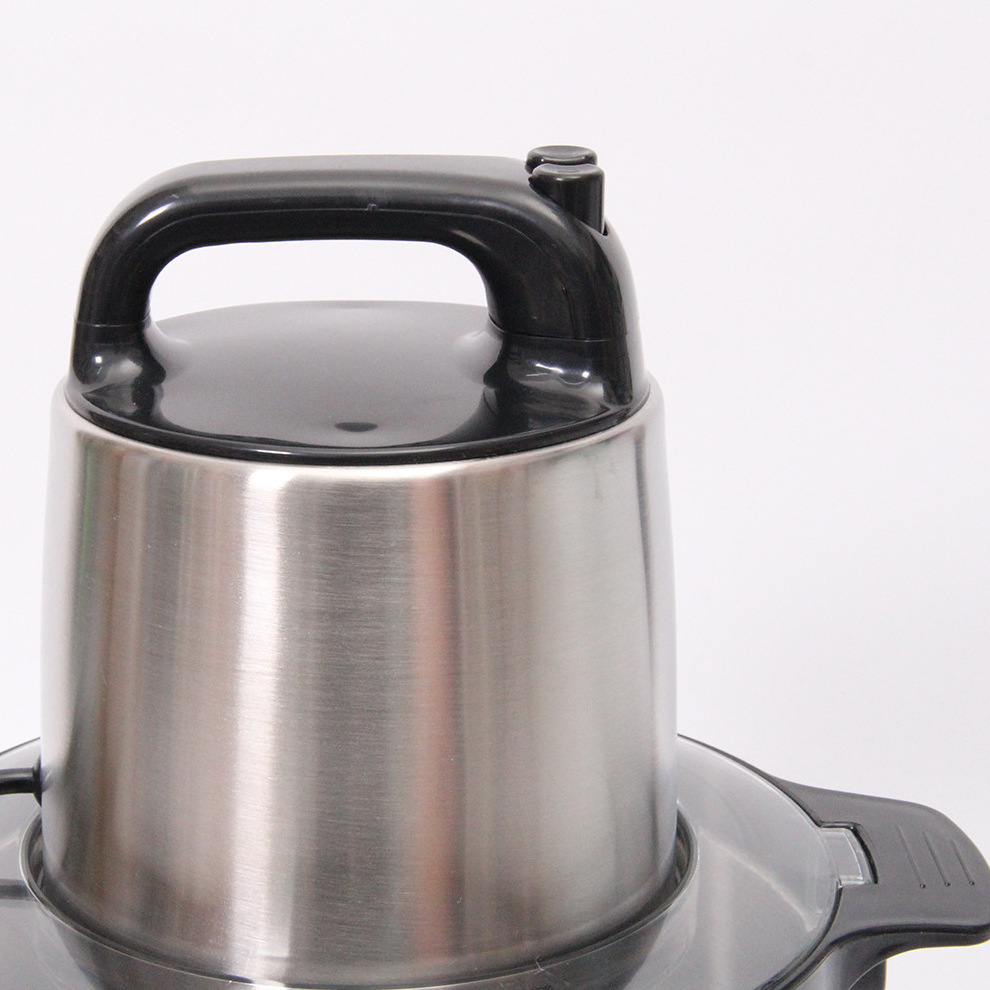 NEW 6L 1000W Electric Meat Vegetable Fruit Chopper Blender Stainless Steel Bowl Food Chopper