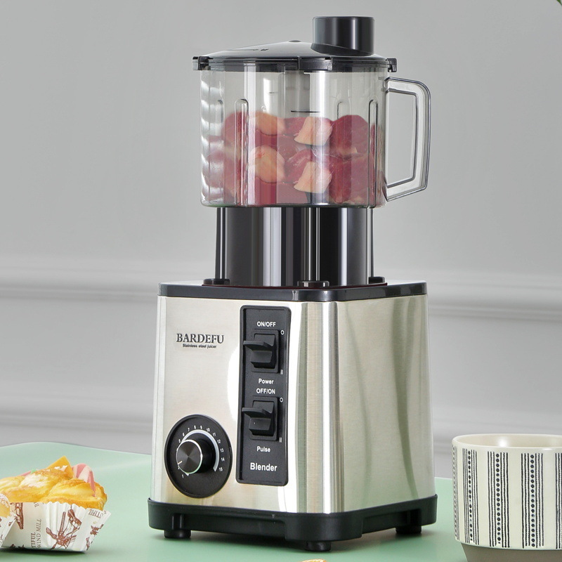 BARDEFU New Style Multifunctional Smoothies Shakes Grinder Blender Food Processor Combo 3 in 1 Electric Silver Crest Blender