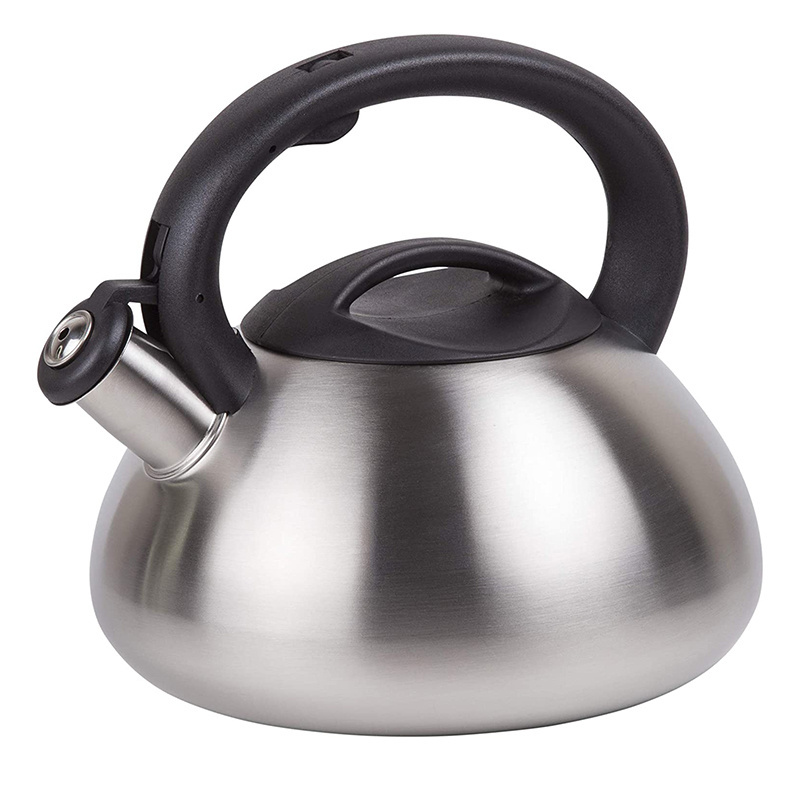 3.0 Quart Stainless Steel Whistling Tea Kettle Stove Top Teapot with Stay Cool Handle for Stove Top and Induction Cooker