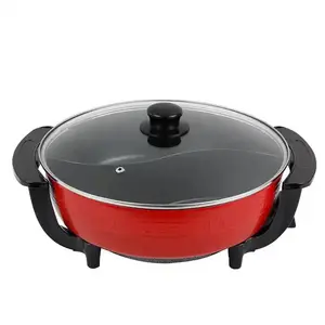 hot selling portable Korean style electric nonstick two-flavor hot pot electric sauce pan