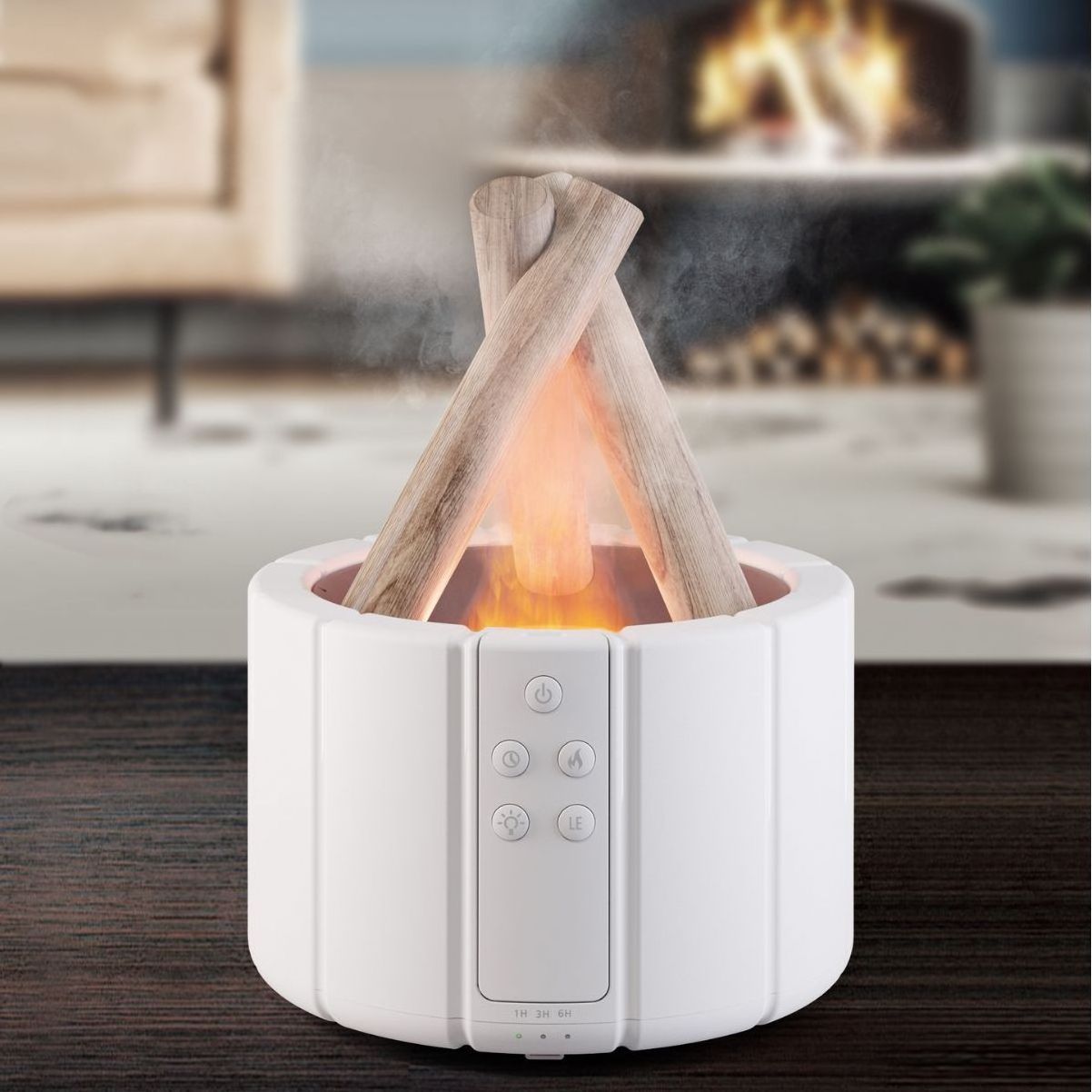 New Bonfire Aromatherapy Machine Home Aromatherapy Machine Essential Oil Aromatherapy Flame Humidifier Large Capacity