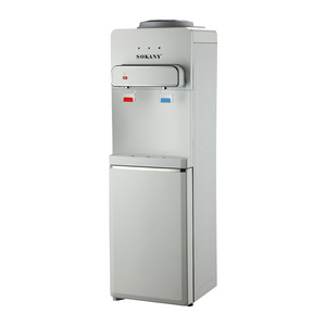 Hot Cold Warm 3 Taps Compressor cooling Floor Standing Water Dispenser with refrigerate cabinet