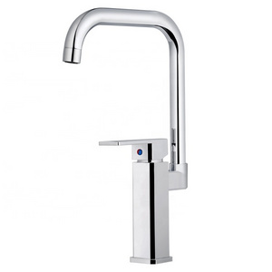 Kitchen Faucet ABS Long Neck Kitchen Sink Water Tap with Zinc Alloy Handle