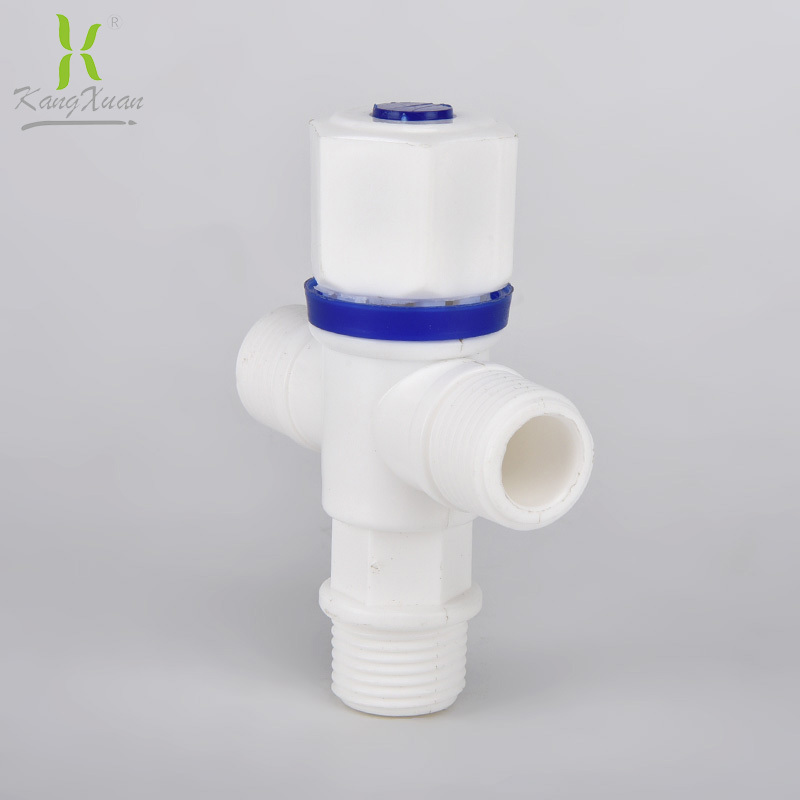 Angle Valve Toilet Seat Cheap ABS Plastic  Water Stop 2 Way Angle Valve