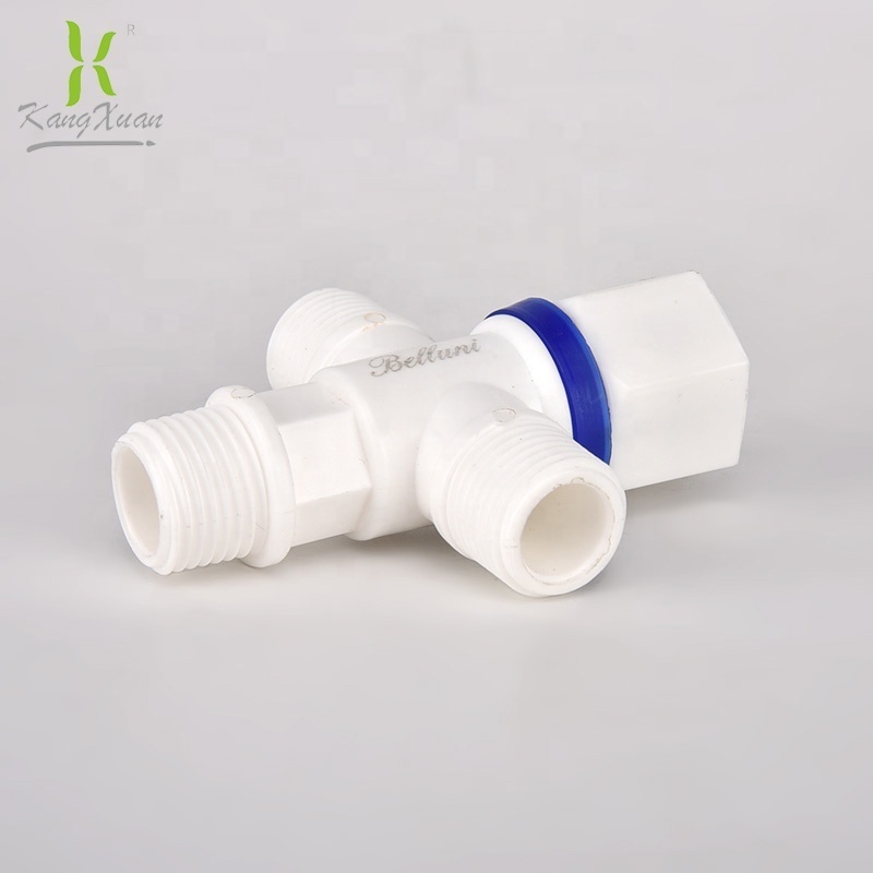 Angle Valve Toilet Seat Cheap ABS Plastic  Water Stop 2 Way Angle Valve