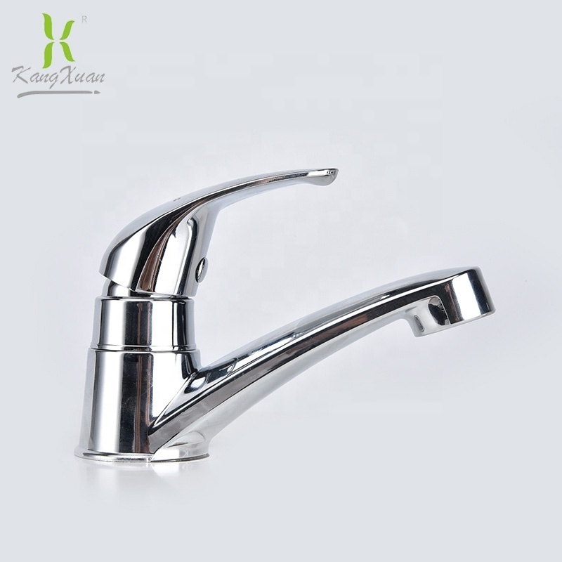 High quality low price ABS single handle chrome bathroom Faucet