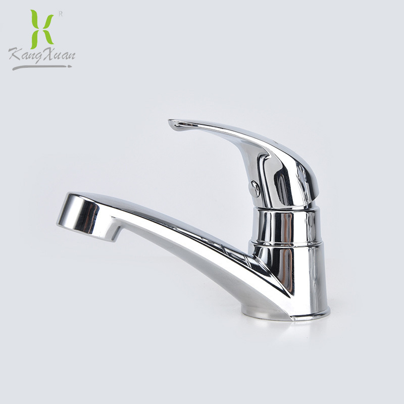 High quality low price ABS single handle chrome bathroom Faucet