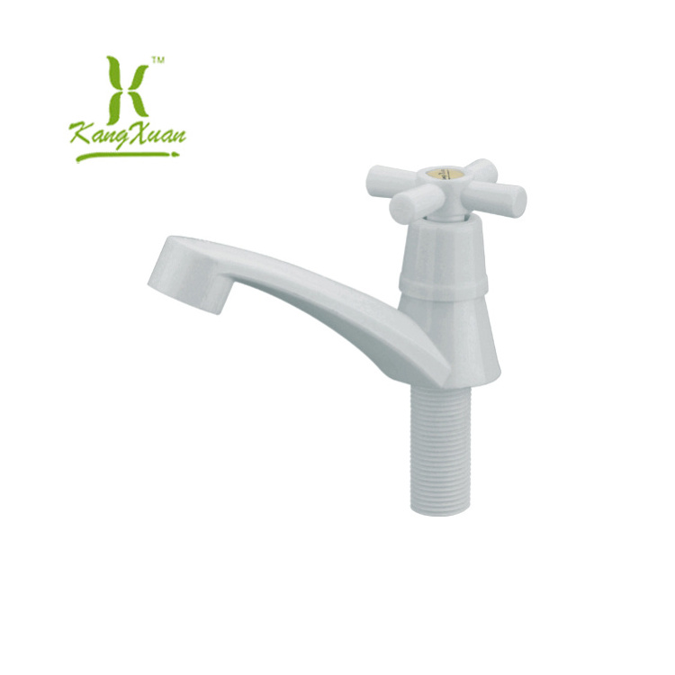 White ABS basin plastic faucet