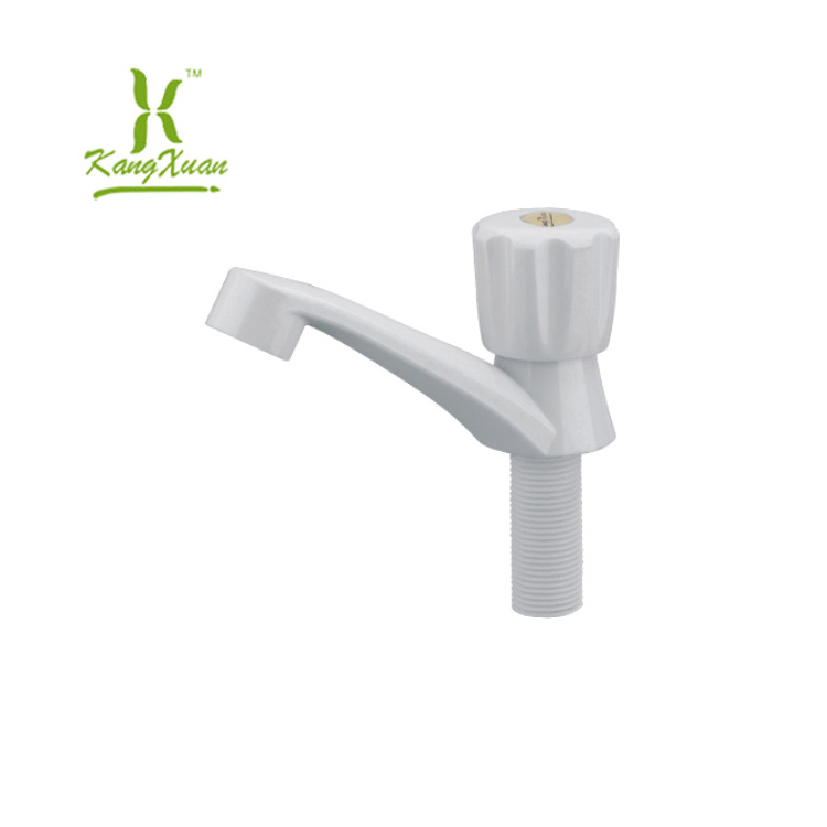 White ABS basin plastic faucet