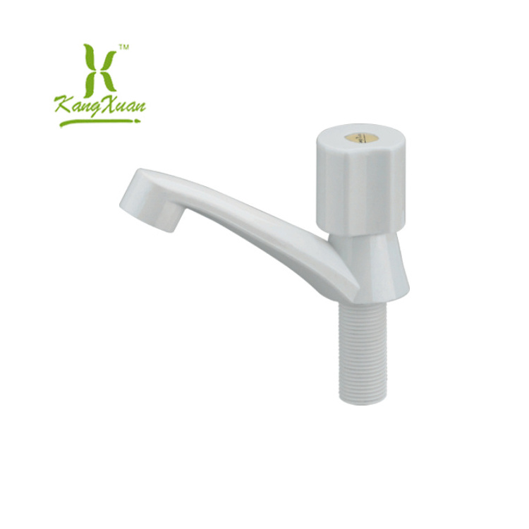 White ABS basin plastic faucet