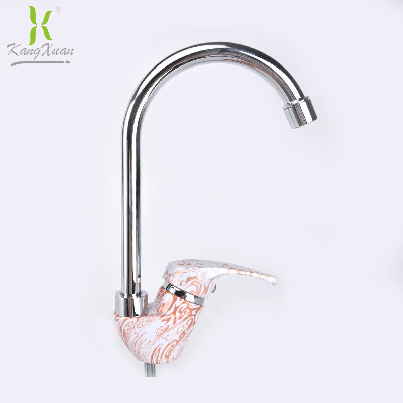 Cheap Mixer Deck Mounted Faucet for Kitchen Sink Manufacturer Direct Selling ABS Plastic Contemporary Ceramic Kitchen Water Tap