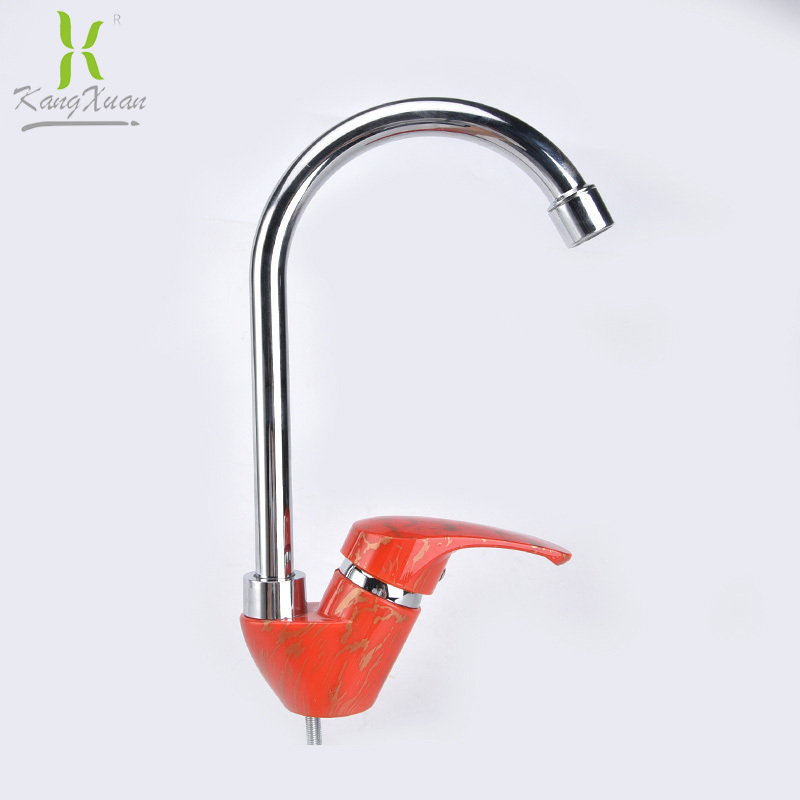 Cheap Mixer Deck Mounted Faucet for Kitchen Sink Manufacturer Direct Selling ABS Plastic Contemporary Ceramic Kitchen Water Tap