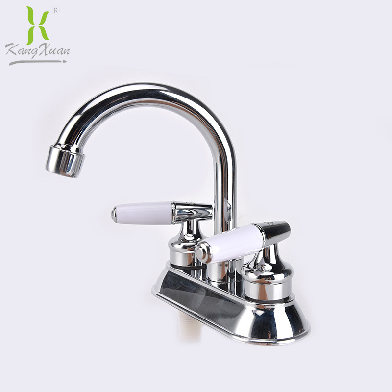 KX84006 Dual Handle 4 inch bathroom face wash  basin tap faucet