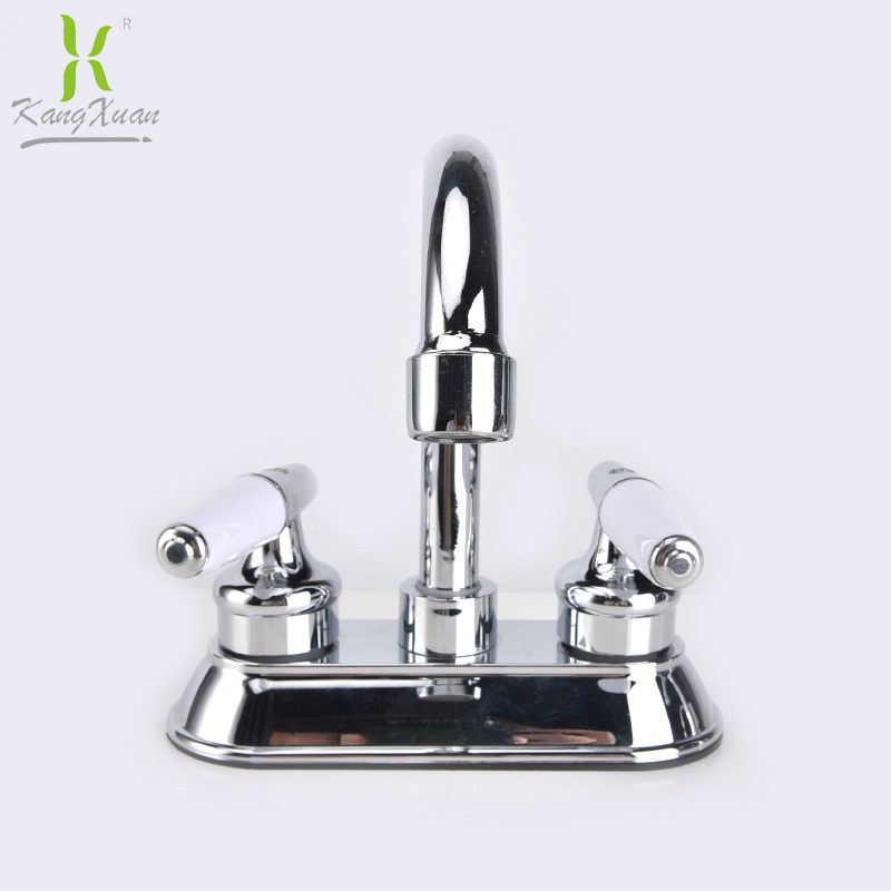 KX84006 Dual Handle 4 inch bathroom face wash  basin tap faucet