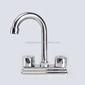 Brushed nickel touchless sink faucet mixer bathroom