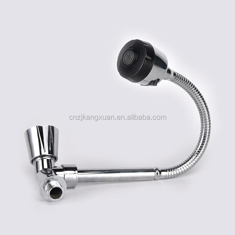 Single handle pull out spiral kitchen sink faucet spout extension for kitchen