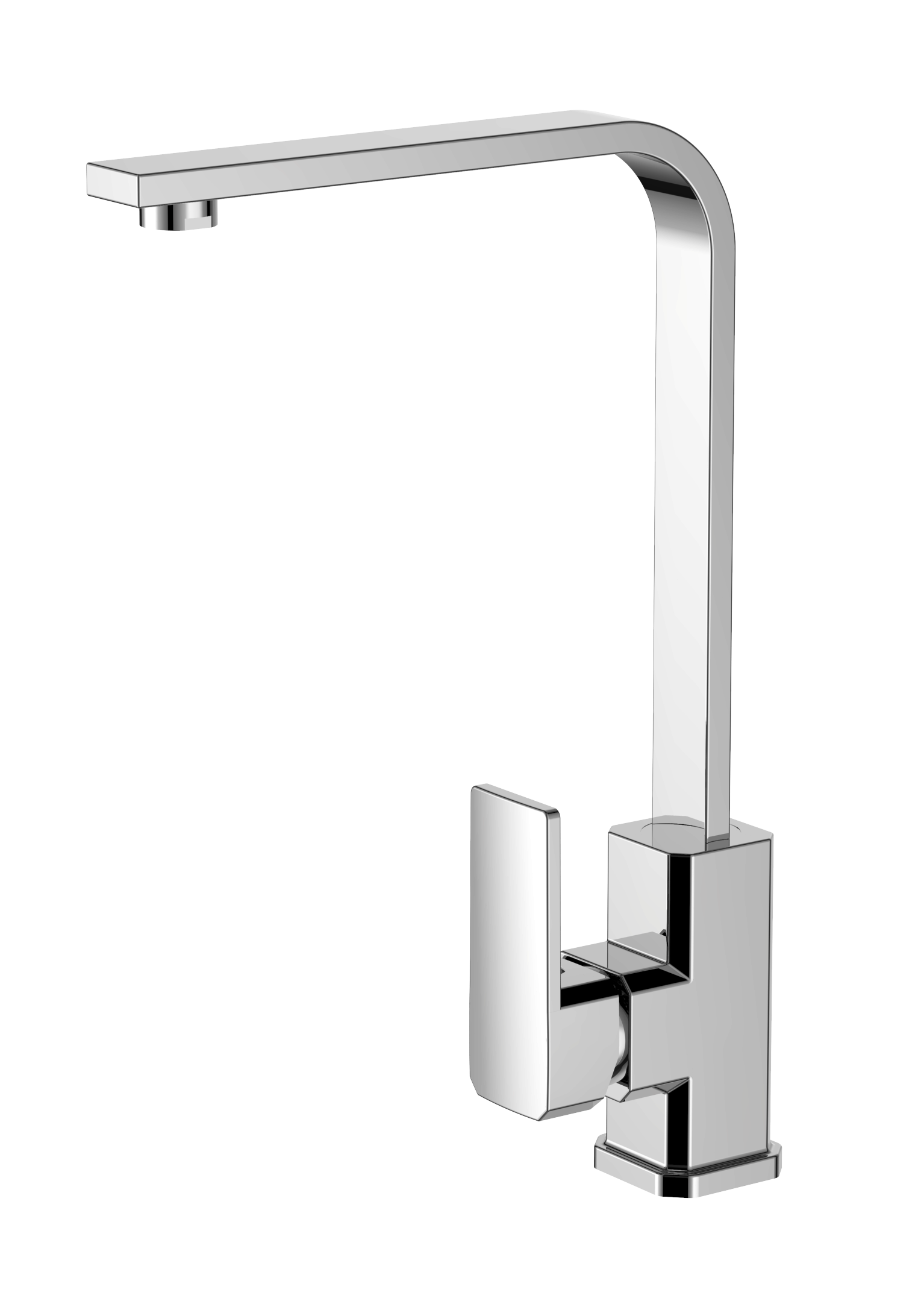 Kitchen Faucet ABS Long Neck Kitchen Sink Water Tap with Zinc Alloy Handle