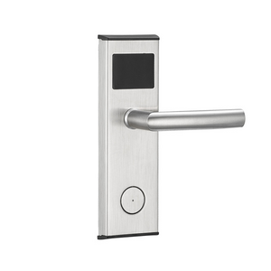 Electronic door lock rfid Silver key card lock hotel door lock with system 125Khz 13.56Mhz