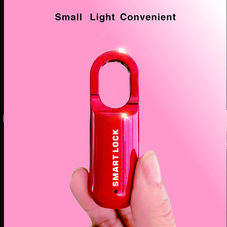 Fingerprint Seal Lock Manufactures Padlocks Original Smart Outdoor Supplier Keyless Aluminium Alloy Padlock