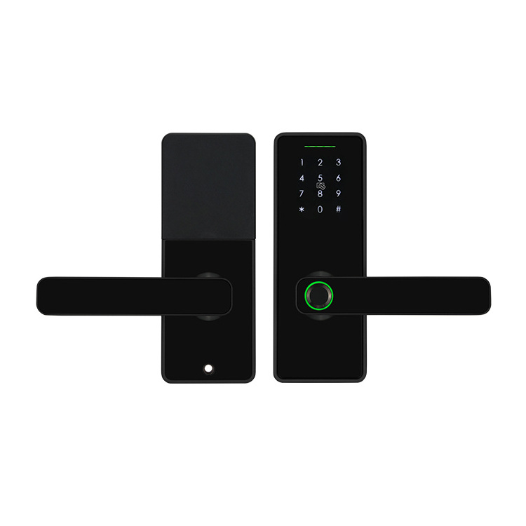 Bilixo Smart Door Lock tuya APP Digital Fingerprint Keyless dead bolt ttlock with wifi mortise latch doors handle locks & keys