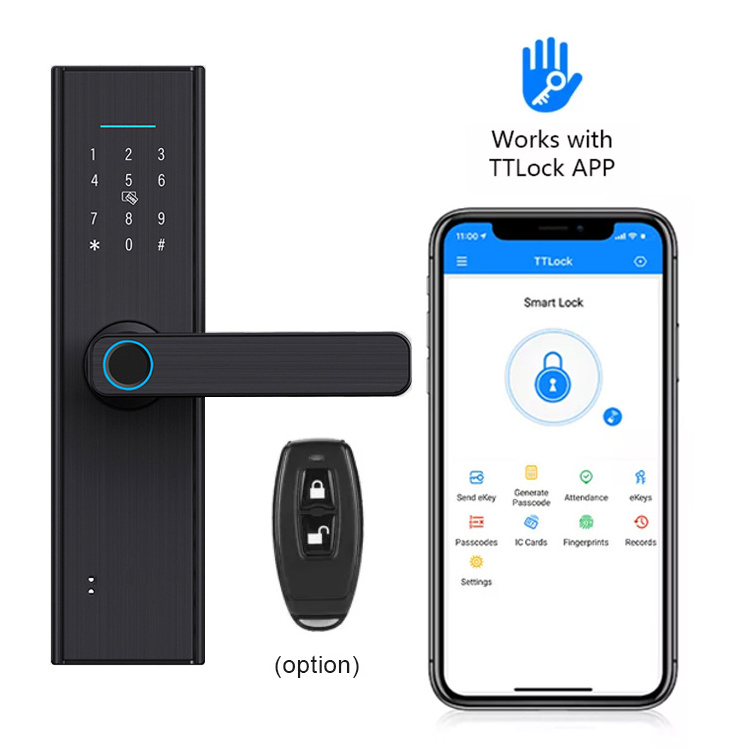 Bilixo ttlock tuya smart lock office google home management fingerprint password card keyless cerradura inteligente door lock