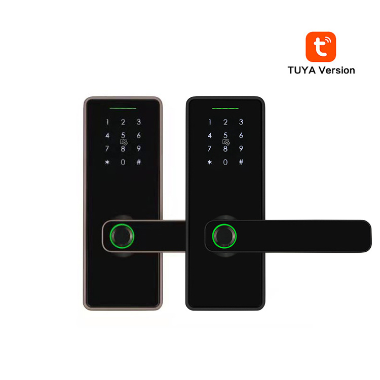 Tuya TTlock APP Smart Door Reinforcement Lock Security Guard Latch Digital Fingerprint Door Lock For Front Door