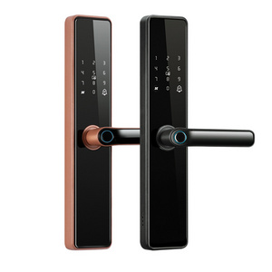 High Quality 6068 Mortise Smart Door Lock Tuya WiFi APP Wireless Fingerprint Secure Nice Design