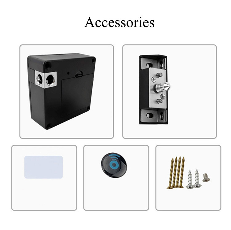 Smart Furniture Cabinet Drawer Lock with IC Card Recognition Bluetooth Network TTlock APP BLE Compatible