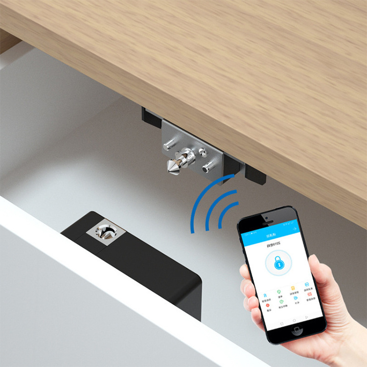 Smart Furniture Cabinet Drawer Lock with IC Card Recognition Bluetooth Network TTlock APP BLE Compatible